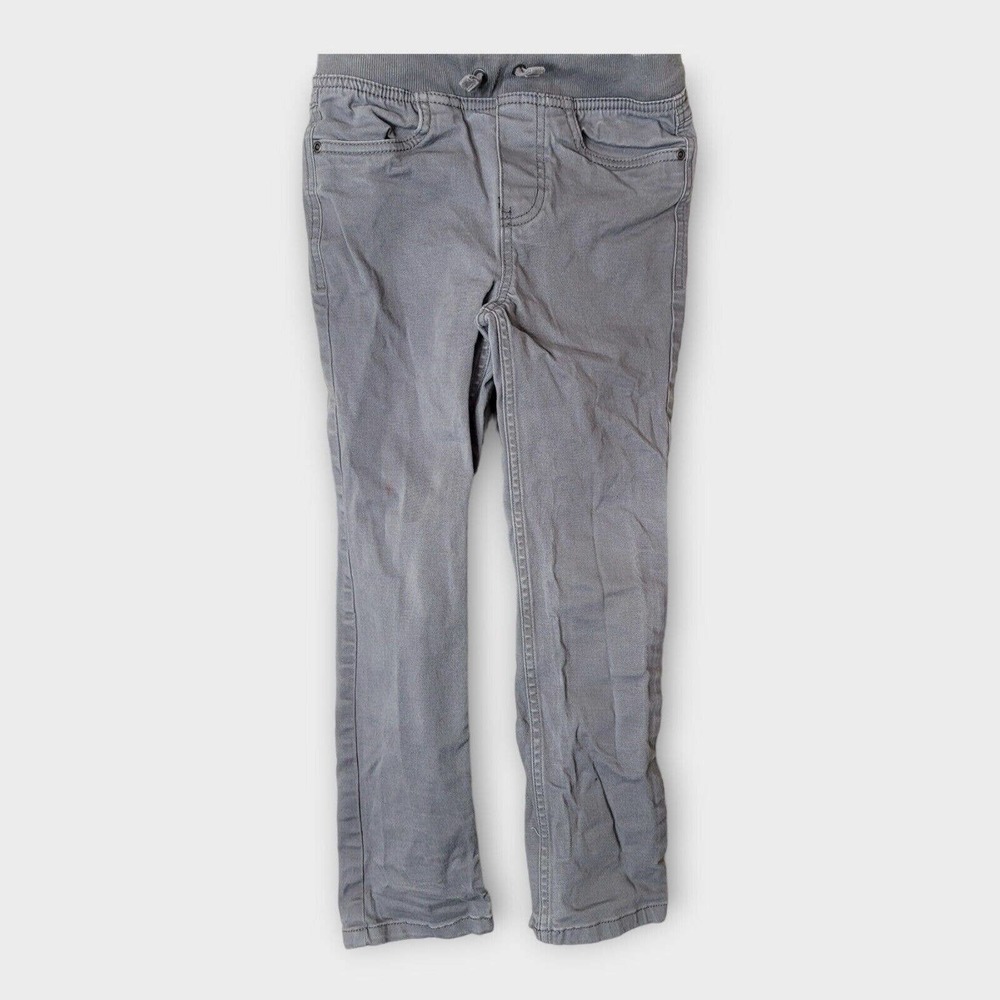 Boys Hanna Andersson Gray Skinny Jeans Pants Size 130 US size 8 SLIM